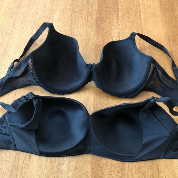 Set of Two Black Underwire Bras 38 G / 38 DDD Bravado & Wacoal - Picture 8 of 9